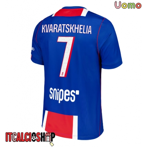 Paris Saint-Germain Khvicha Kvaratskhelia #7 Prima Maglia 2026-27 Manica Corta